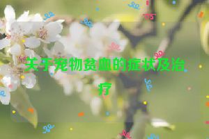 关于宠物贫血的症状及治疗