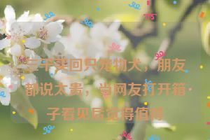 三千买回只宠物犬，朋友都说太贵，当网友打开箱子看见后觉得值得