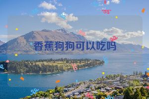 香蕉狗狗可以吃吗