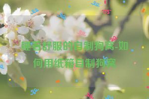 睡着舒服的自制狗窝-如何用纸箱自制狗窝