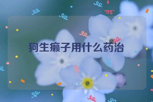 狗生癞子用什么药治